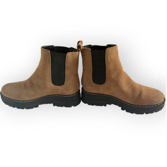 Marc Fisher Suede Padma Chelsea Ankle Boots Size 8.5  | Lug Sole | New - Picture 1 of 4